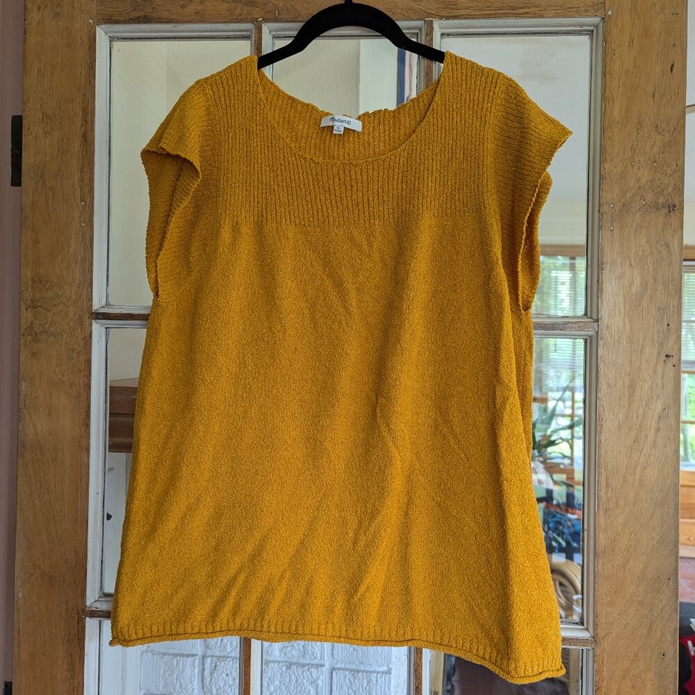 Madewell Marin Sweater Tee Hayfield orange Size XL